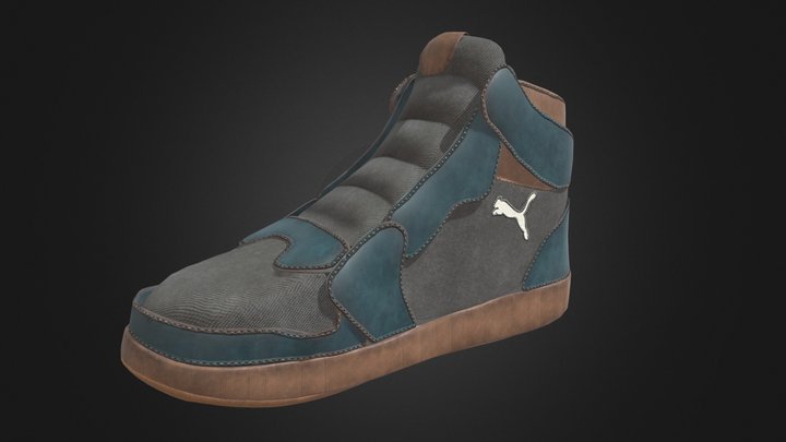 PUMA Vintage Sneaker 3D Model