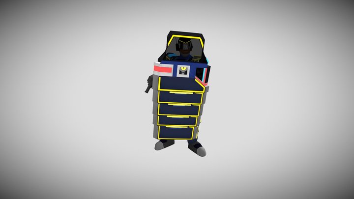 SoulSync City Shield Guard 3D Model