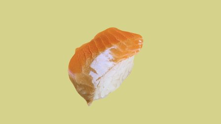 Sushi-Salmon Fish 3D Model