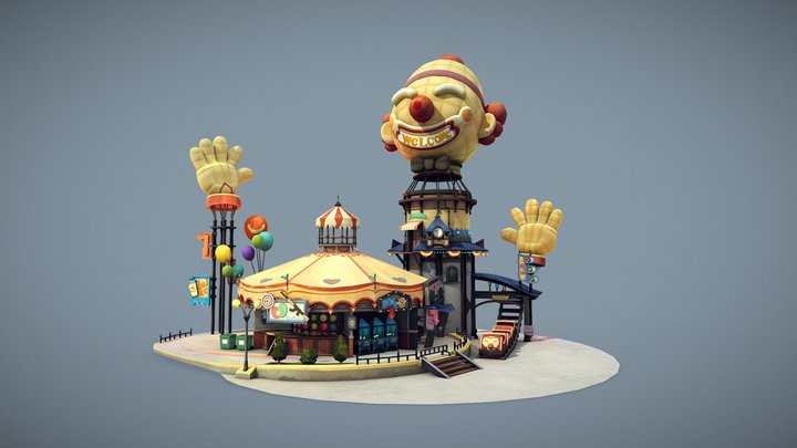 Amusement park 3D Model