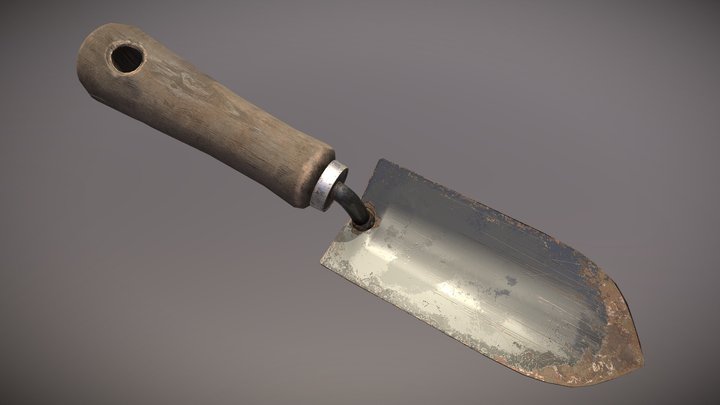 Rusty Garden Shovel - GAP Tool Assignment 3D Model