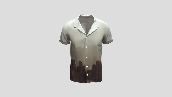 reality texture for man shirt 3D Model