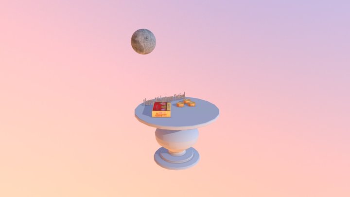 Happy Moon-cake Day 3D Model