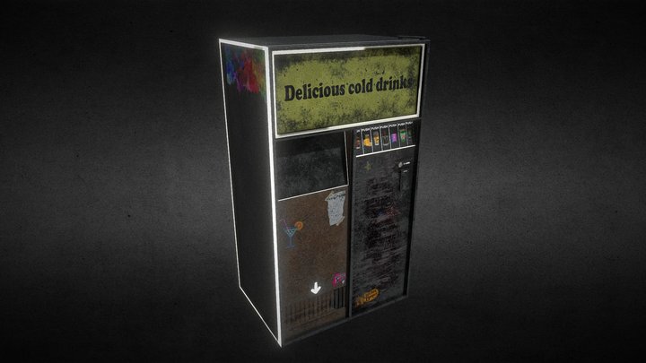 Drink vending machine – Free 3D Model STL