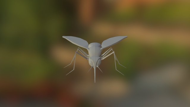 Mosquito Demon V01 3D Model