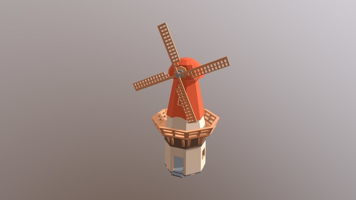 Windmill 3D Model