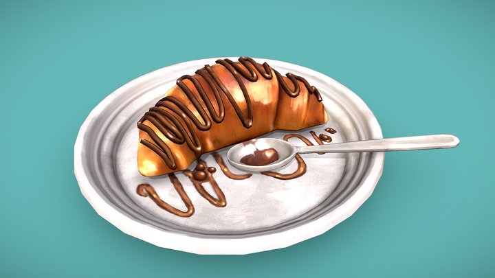 Croissant 3D Model