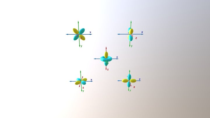 d Orbital V2018 3D Model