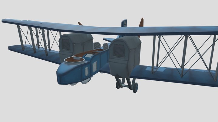 Plane_GameArt2022 3D Model