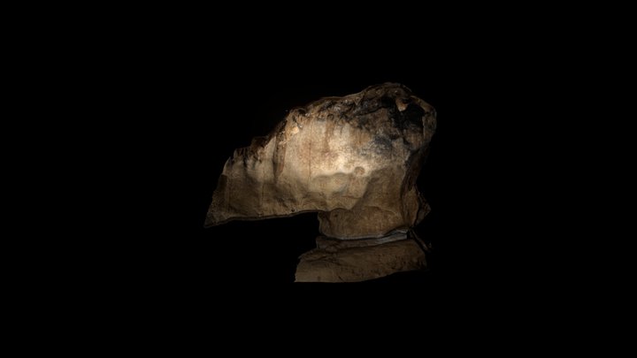 Panel Caballo Cueva de Las Motillas 3D Model