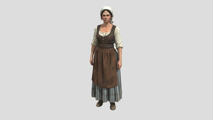 Mulher adulta 3D Model