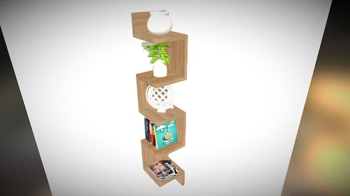 Book Shelf K 3D Model