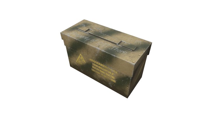 Ammo Crate 3D Model