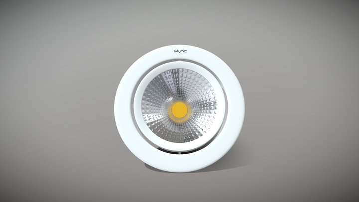 Glync Cree LED Downlight 3D Model