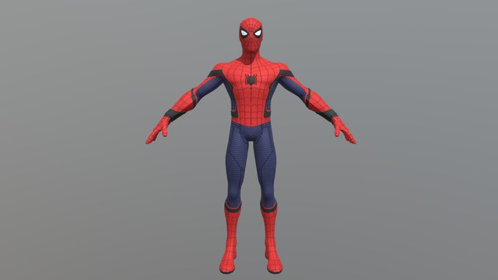 Spiderman Homecoming 3D Model