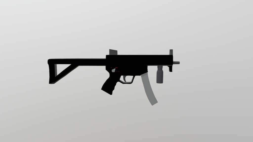 Low Poly MP5