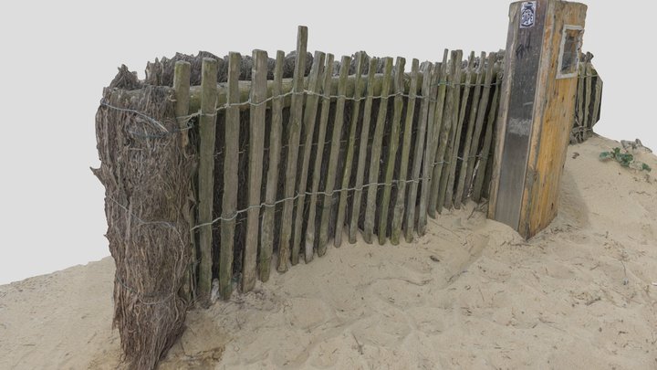 rustic beach fence