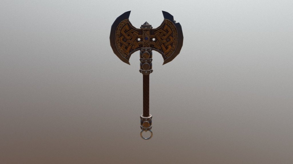 Dwarf Axe - Download Free 3D model by KyeranSayers [13eefc9] - Sketchfab