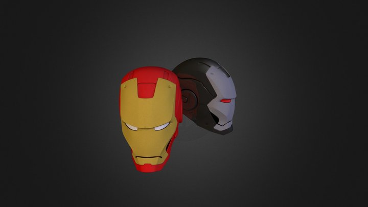Ironman and War Machine 3D Model