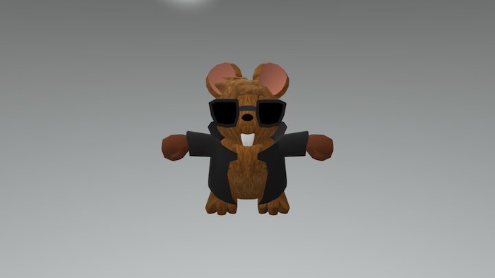 Sid the Hamster 3D Model