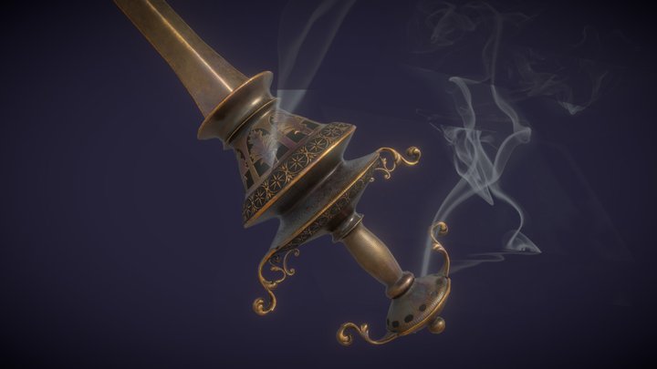 Swordtember Day 6 - Smoke || Game Ready Asset 3D Model