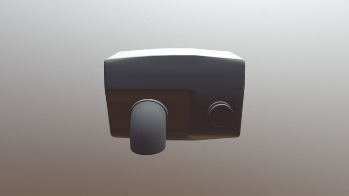 Optimized Prop: Hands Dryer (+ TWO PBR TEXTURES) 3D Model