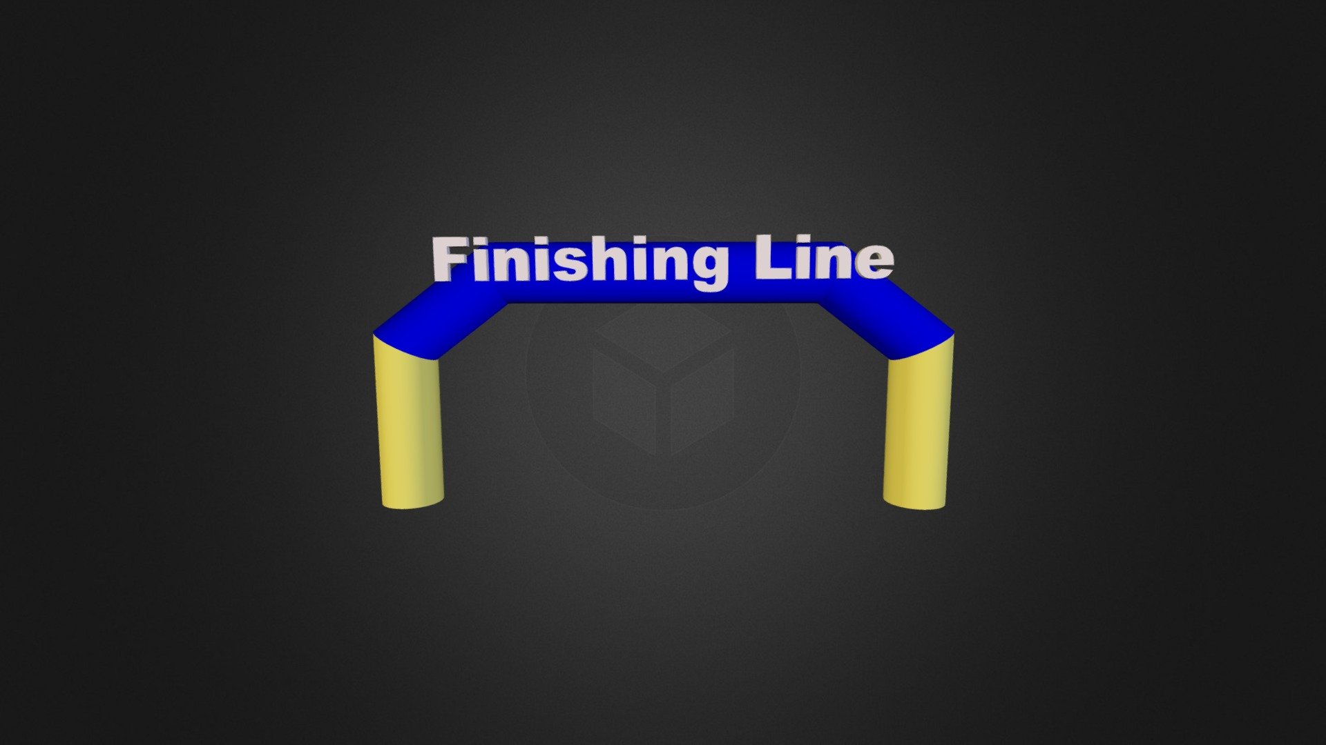 Arco Finishing Line - 3D model by ludwig [13f1038] - Sketchfab