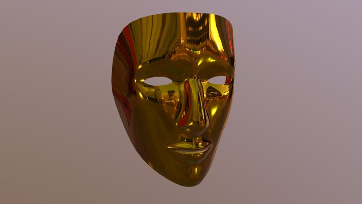 HUMAN FACE MASK 3D Model