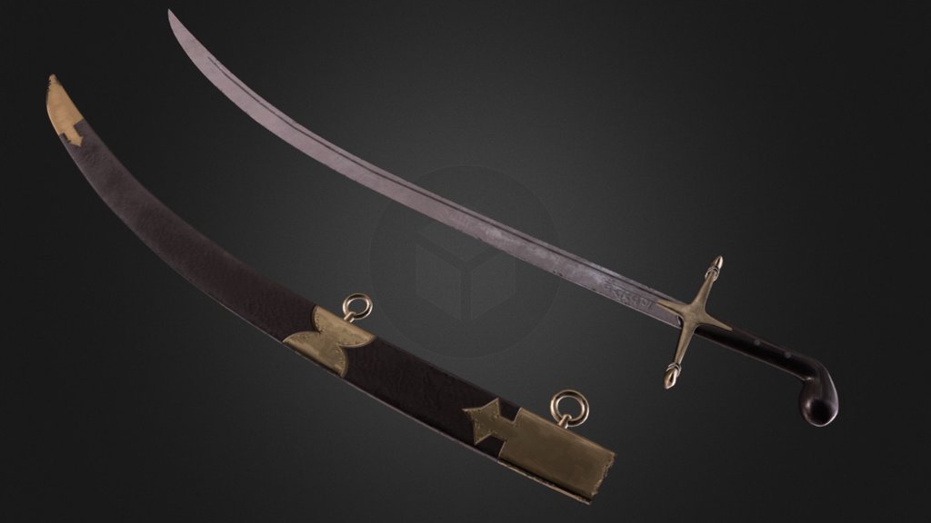 Talwar - 3D model by Miguel Concepcion (@concepcion_miguel12) [13f2422 ...