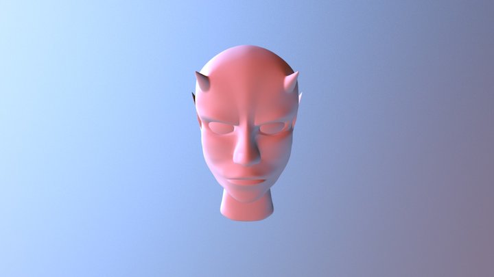 Face of devil 3D Model
