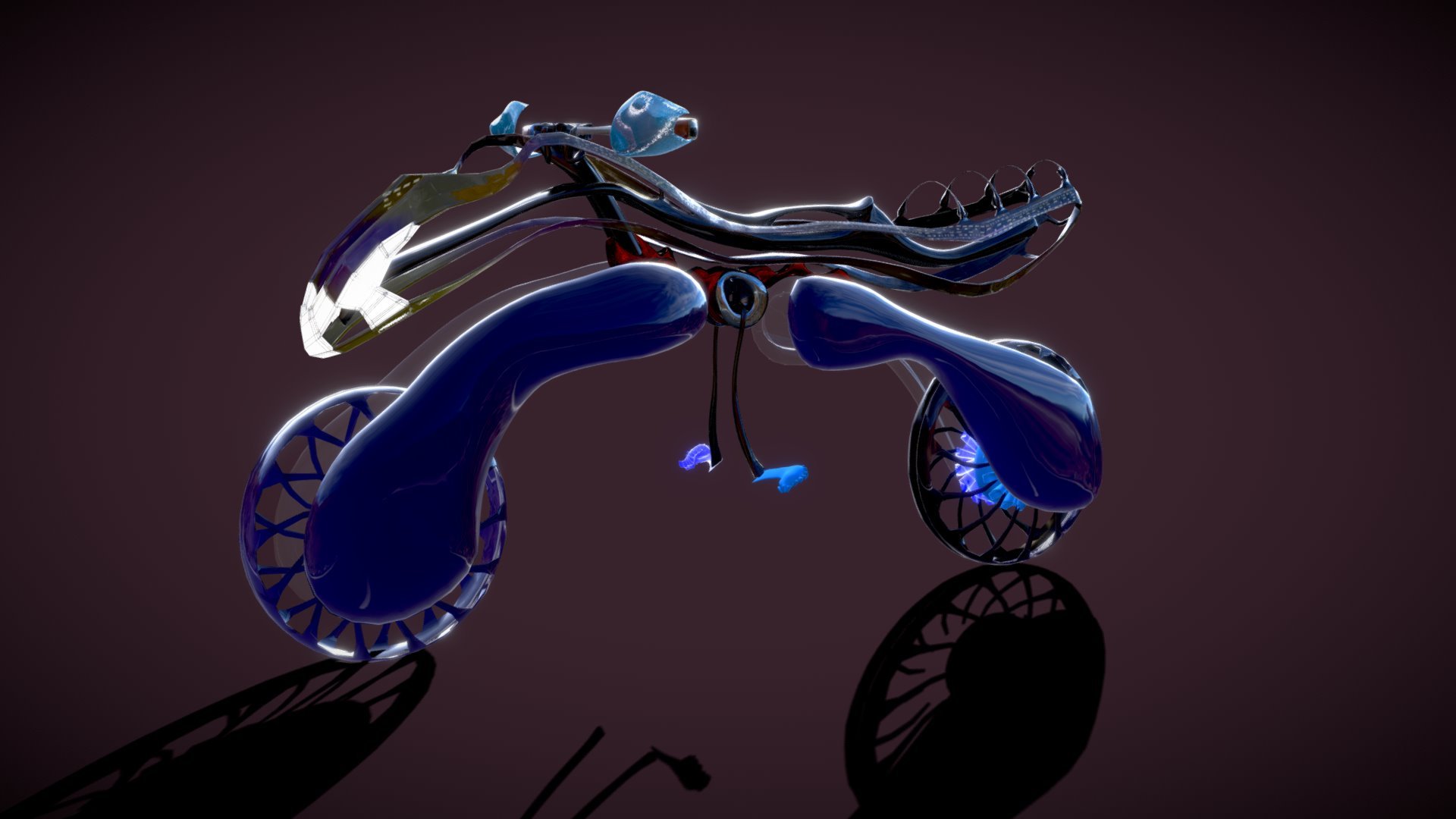 Quadcopter Transformer - Sci-Fi Motorcycle