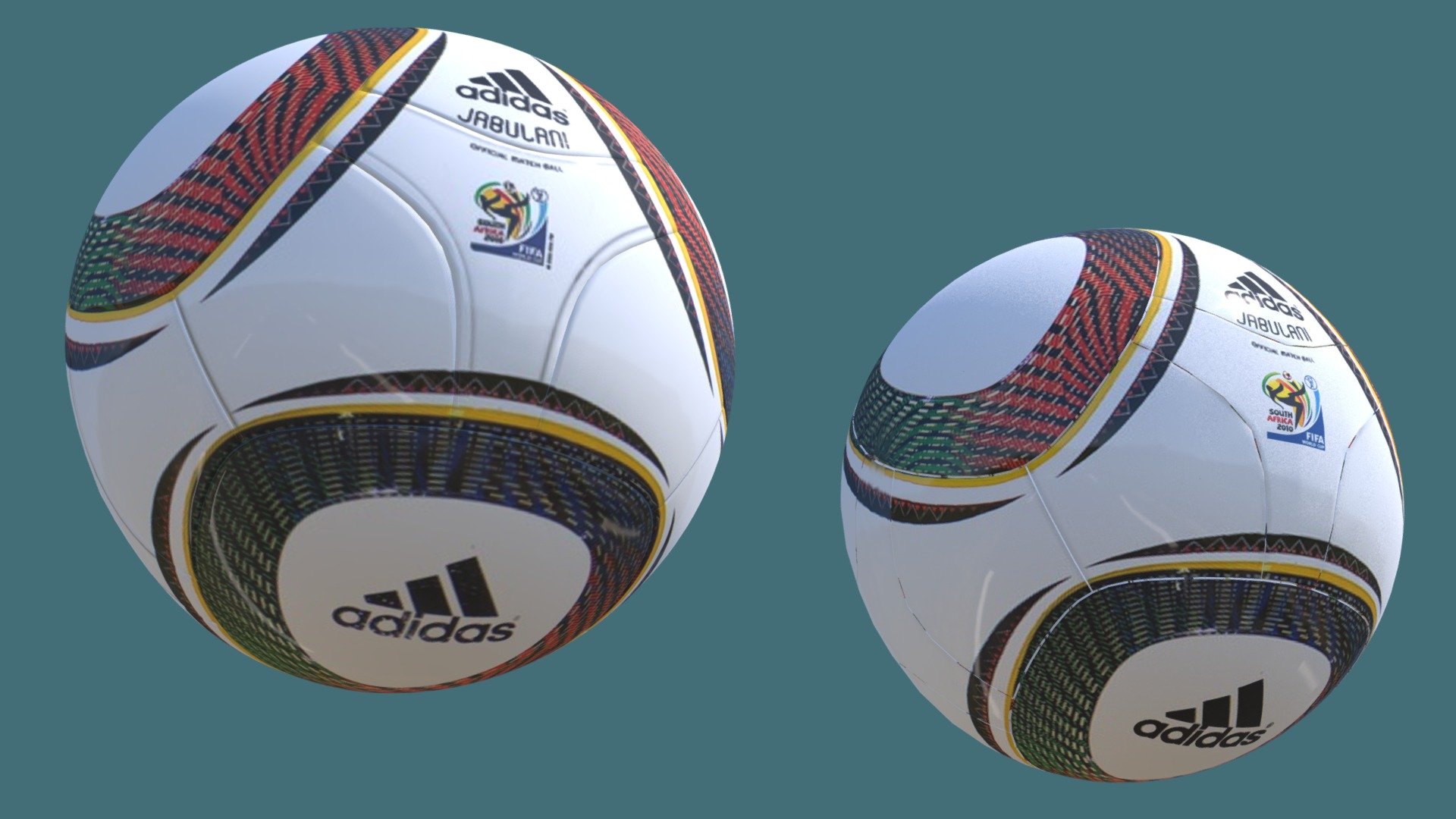Guiño Polinizador delicado 2010 South africa World Cup Jabulani Ball - Buy Royalty Free 3D model by  danyelon (@adelin) [13f36f5]