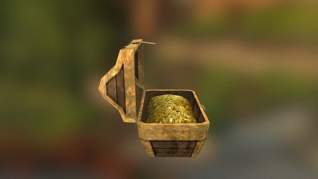 Treasure Chest 3D Model