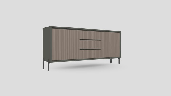 CREDENZA 2 ANTE REAL 180 - NEW 3D Model