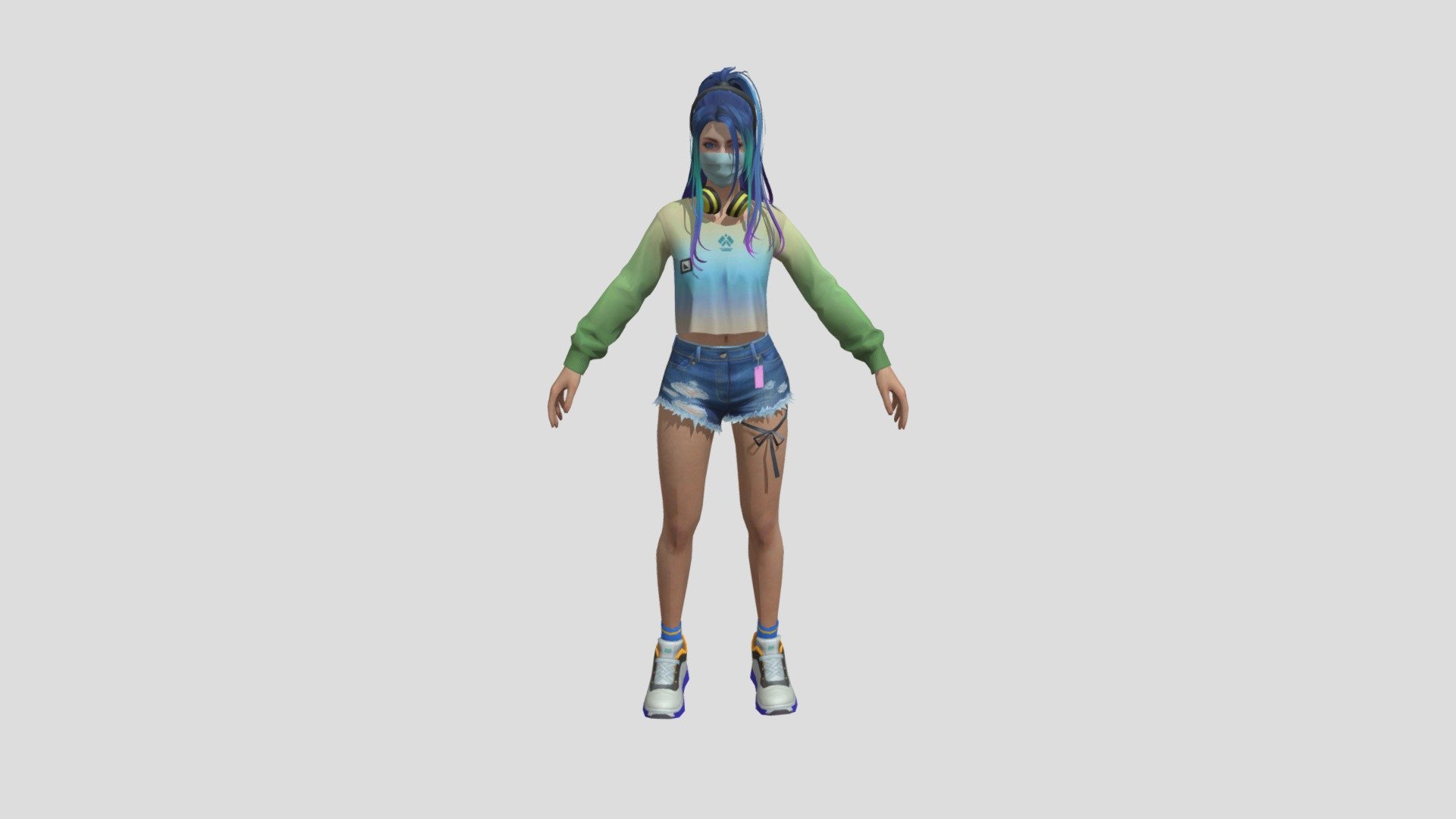 Pulse Rider Bundle Girl Free Fire - Download Free 3D model by muhecsad ...