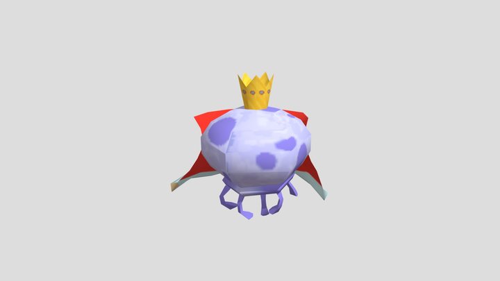 SpongeBob The Yellow Avenger - King Jellyfish 3D Model