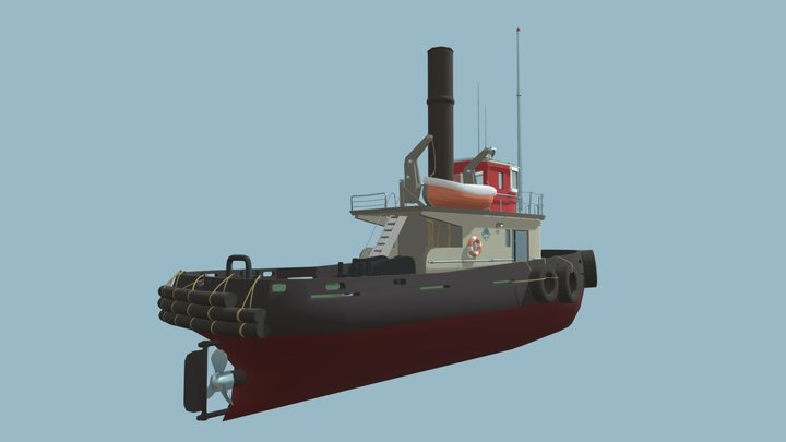 tugBoat_wip 3D Model
