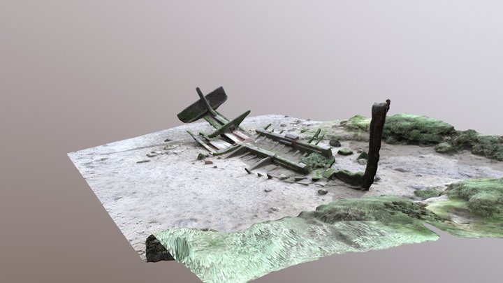Epave Lancerf - PLOURIVO 3D Model