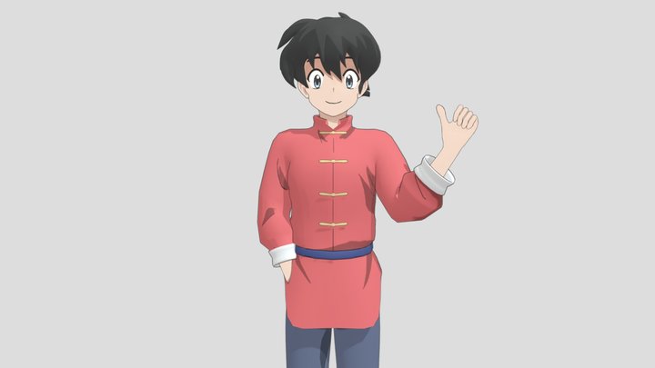 Ranma 1/2 (2024) - Saotome Ranma 3D Model