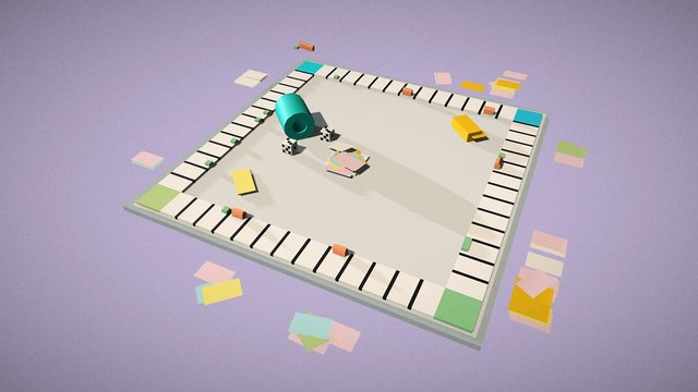 Bored Game 3D Model