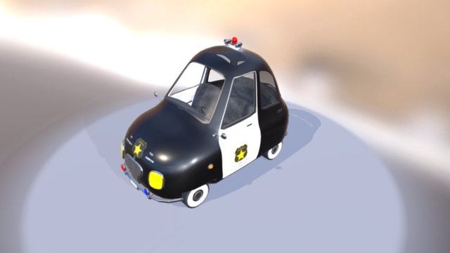 Classic Police 3D Model