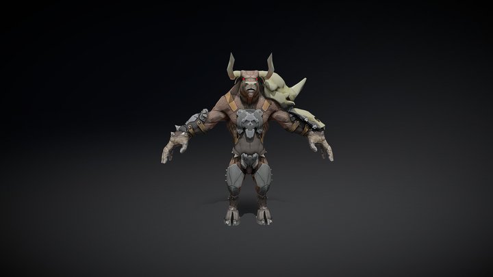 Minotaur Base Completev2 3D Model