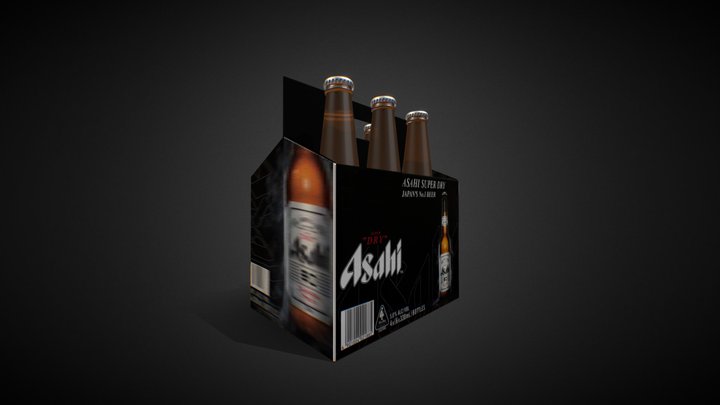 Asahi package 3D Model