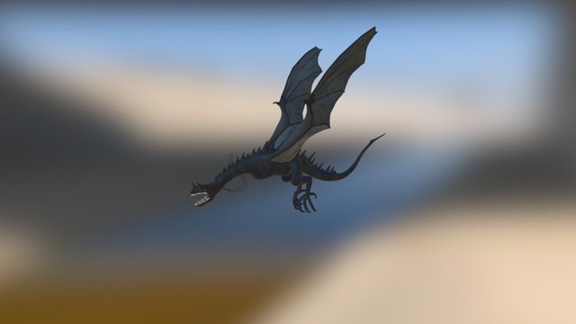 Nazgül Fellbeast 3D Model