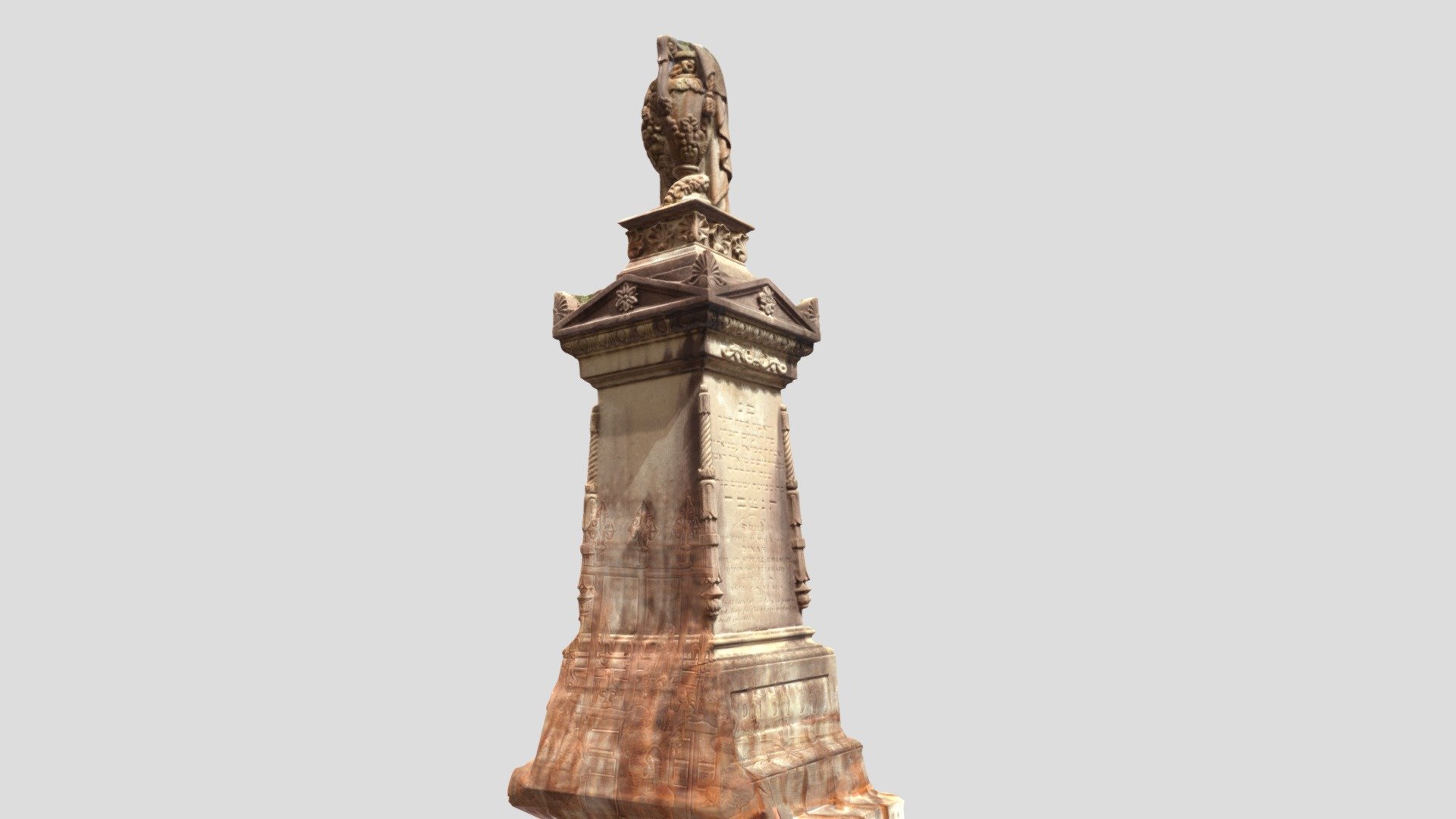 Carved Memorial - Rookwood Cemetery Sydney
