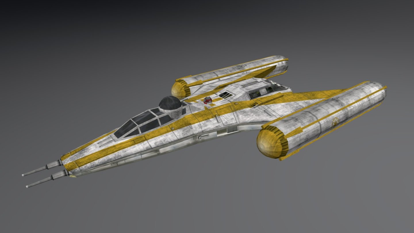 Y-Wing BTL-B - 3D model by David Katz (@GoldIluziionz) [13f95e9 ...