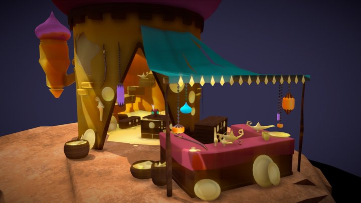 Treasure Trove 3D Model
