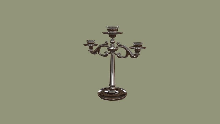 CandleHolder_1 3D Model