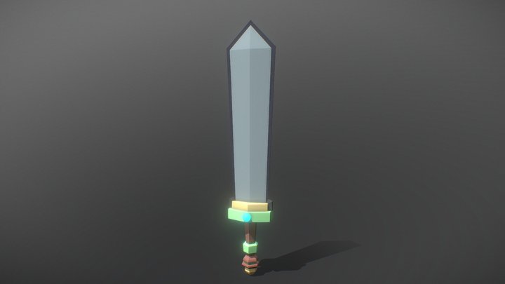 Blender - Sword Tutorial 3D Model