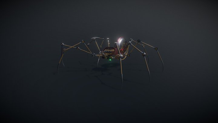 🗿 [Archive] SM SteampunkSpider 01 B Optimized 3D Model